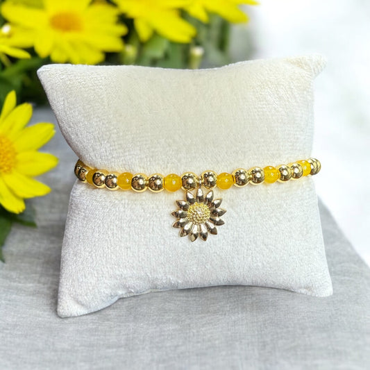 Sunflower bracelet