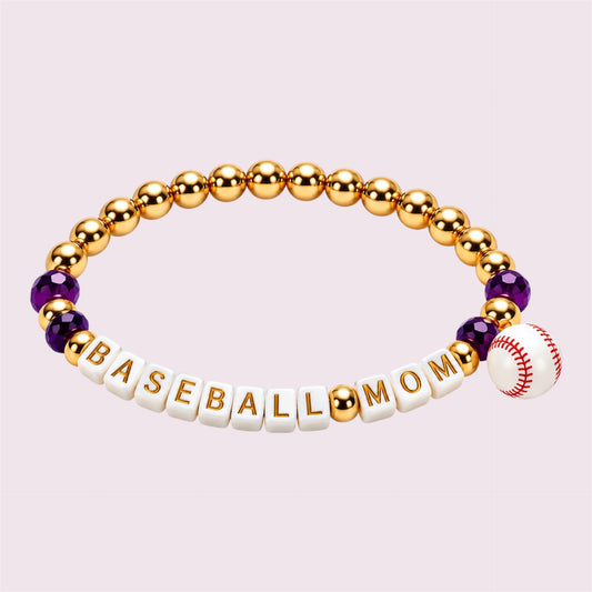 Senators Baseball Mom Bracelet