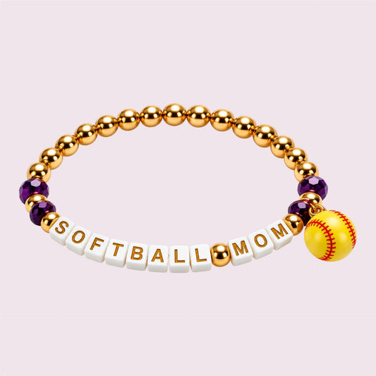 Senators Softball Mom Bracelet