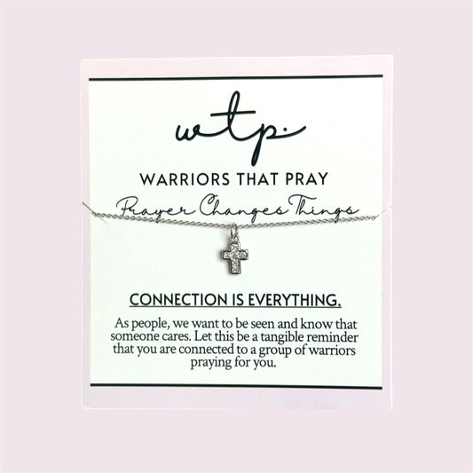 Beloved Cross Necklace - Silver