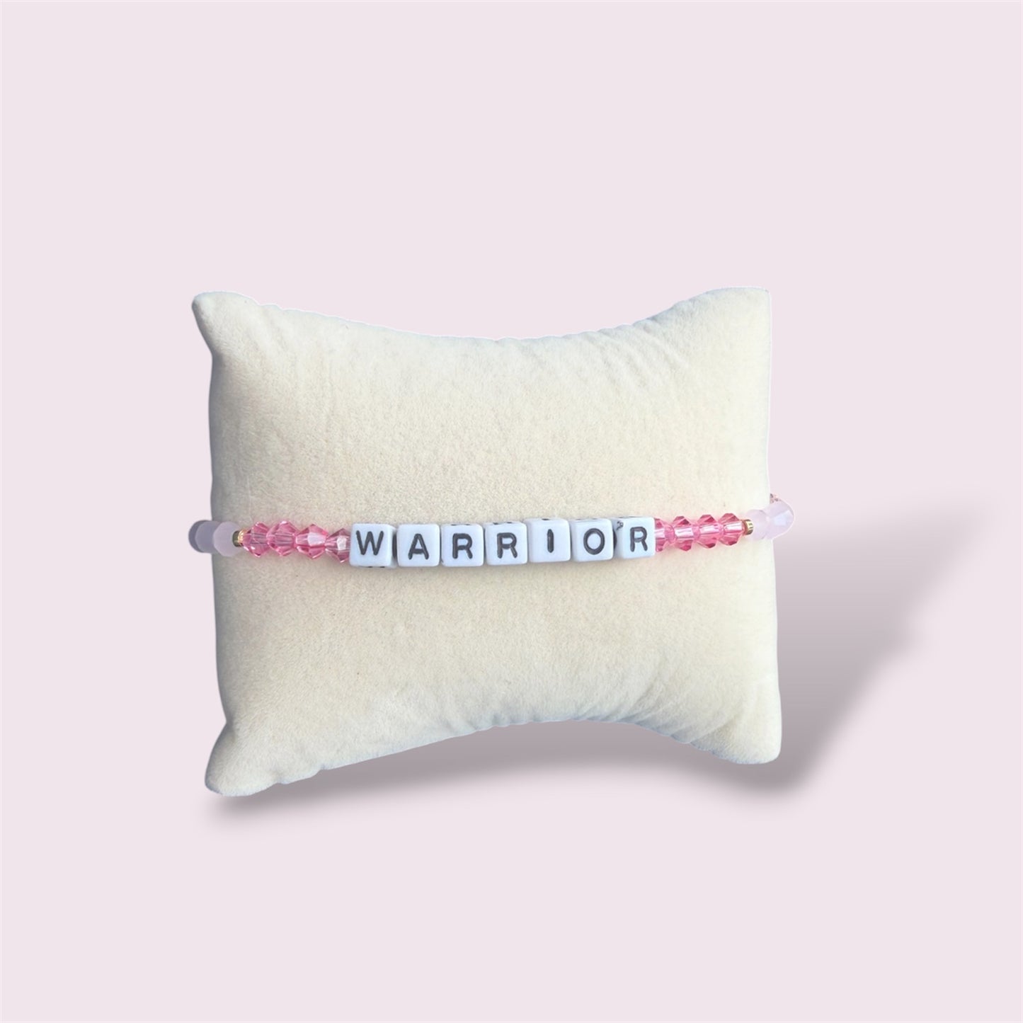 Warrior Word Bracelet - Pink